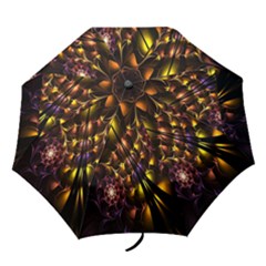 Art Design Image Oily Spirals Texture Folding Umbrellas by Simbadda