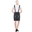 Fractal Disk Texture Black White Spiral Circle Abstract Tech Technologic Suspender Skirt View2