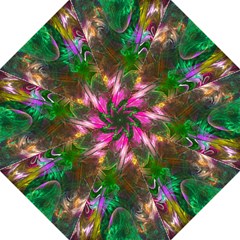 Fractal Texture Abstract Messy Light Color Swirl Bright Golf Umbrellas by Simbadda