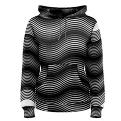 Two Layers Consisting Of Curves With Identical Inclination Patterns Women s Pullover Hoodie by Simbadda