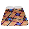 Overlaid Patterns Fitted Sheet (Queen Size) View1