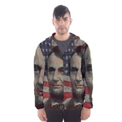 Lincoln Day  Hooded Wind Breaker (men) by Valentinaart