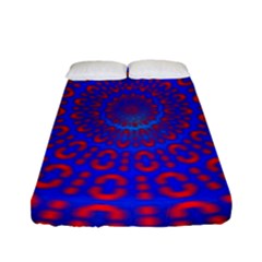 Binary Code Optical Illusion Rotation Fitted Sheet (full/ Double Size) by Simbadda