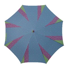 Fine Line Pattern Background Vector Golf Umbrellas by Simbadda