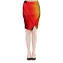 Multi Color Pattern Background Midi Wrap Pencil Skirt View1