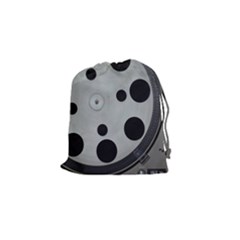 Turntable Record System Tones Drawstring Pouches (small)  by Simbadda
