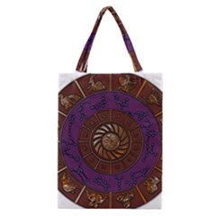 Zodiak Zodiac Sign Metallizer Art Classic Tote Bag by Simbadda