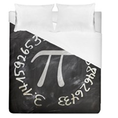 Pi Duvet Cover (queen Size) by Valentinaart