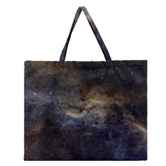 Propeller Nebula Zipper Large Tote Bag by SpaceShop