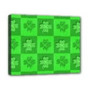 Fabric Shamrocks Clovers Canvas 10  x 8  View1