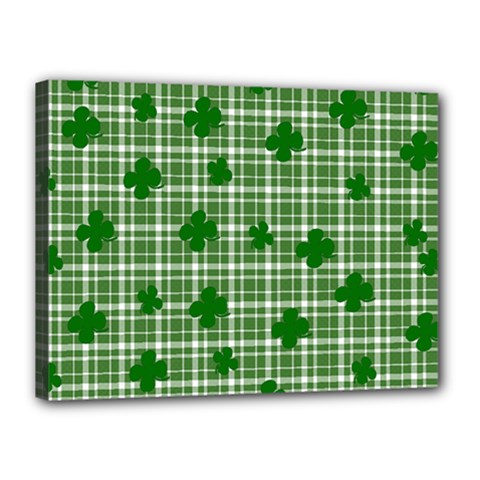 St  Patrick s Day Pattern Canvas 16  X 12  by Valentinaart