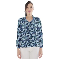 Navy Camouflage Wind Breaker (women) by sifis