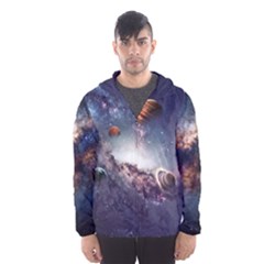 Galaxy Hooded Wind Breaker (men) by strawberrymilkstore8