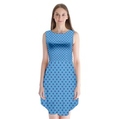 Polka Dots Sleeveless Chiffon Dress   by Valentinaart