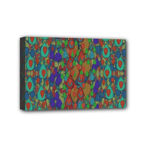 Sea Of Mermaids Mini Canvas 6  X 4  by pepitasart