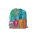 Mural Displaying Array Of Garden Vegetables Drawstring Pouches (Medium)  View2