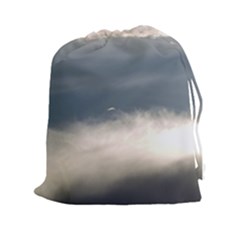 Cloud Wave Drawstring Pouches (xxl) by DeneWestUK