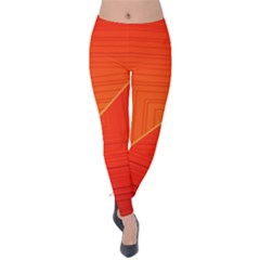 Abstract Clutter Baffled Field Velvet Leggings by Simbadda
