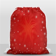 Red Holiday Background Red Abstract With Star Drawstring Bag (small) by Nexatart