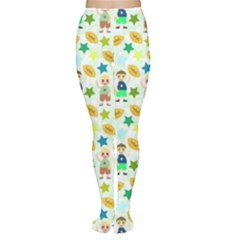 Football Kids Children Pattern Women s Tights by Nexatart