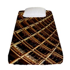 Construction Site Rusty Frames Making A Construction Site Abstract Fitted Sheet (single Size) by Nexatart
