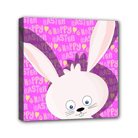 Easter Bunny  Mini Canvas 6  X 6  by Valentinaart