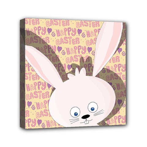 Easter Bunny  Mini Canvas 6  X 6  by Valentinaart