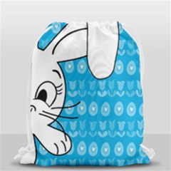 Easter Bunny  Drawstring Bag (small) by Valentinaart