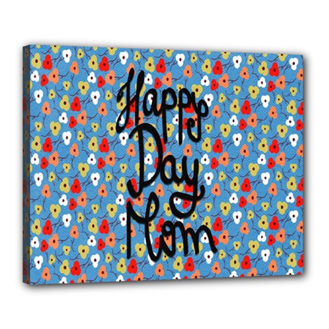 Happy Mothers Day Celebration Canvas 20  X 16  by Nexatart