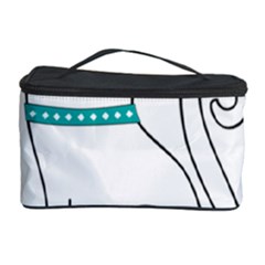 Cute Cat Character Cosmetic Storage Case by TastefulDesigns