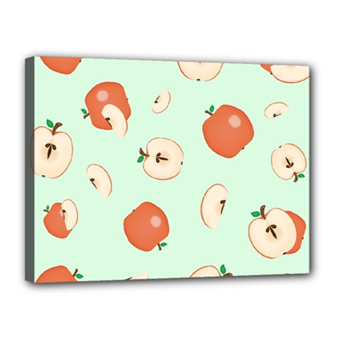 Apple Fruit Background Food Canvas 16  X 12  by Nexatart