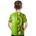Fruit Slice Kiwi Green Kids  Cotton Tee View2