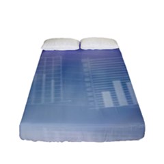 Business Background Blue Corporate Fitted Sheet (full/ Double Size) by Nexatart