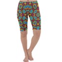 Geometric Multicolored Print Cropped Leggings  View1