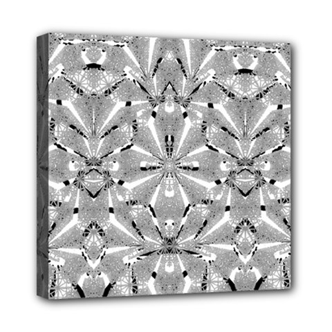 Modern Oriental Ornate Mini Canvas 8  X 8  by dflcprints