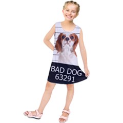 Bad Dog Kids  Tunic Dress by Valentinaart