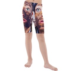 Shitfaced Kids  Mid Length Swim Shorts by RakeClag