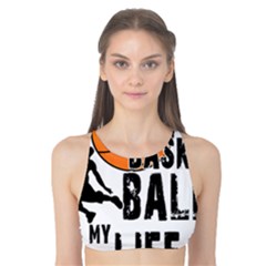 Basketball Is My Life Tank Bikini Top by Valentinaart