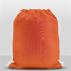 Scarlet Pimpernel Writing Orange Green Drawstring Bag (small) by Mariart