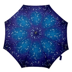 Astrology Illness Prediction Zodiac Star Hook Handle Umbrellas (large) by Mariart