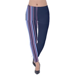 Lines Velvet Leggings by ValentinaDesign