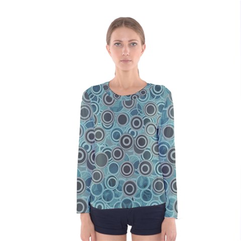 Abstract Aquatic Dream Women s Long Sleeve Tee by Ivana