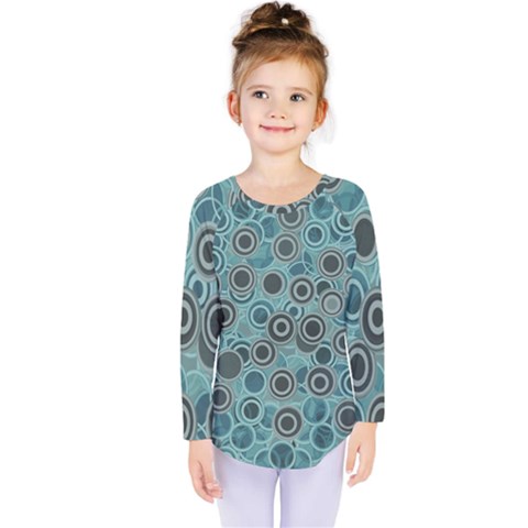 Abstract Aquatic Dream Kids  Long Sleeve Tee by Ivana