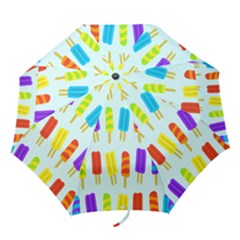 Popsicle Pattern Folding Umbrellas by Nexatart