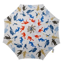 Sport Player Playing Hook Handle Umbrellas (small) by Mariart