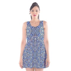 Geometric Luxury Ornate Scoop Neck Skater Dress by dflcprintsclothing