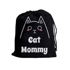 Love My Cat Mommy Drawstring Pouches (extra Large) by Catifornia