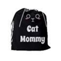 Love My Cat Mommy Drawstring Pouches (Extra Large) View2