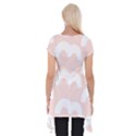 Donut Rainbows Beans Pink Short Sleeve Side Drop Tunic View2
