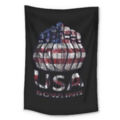 Usa Bowling  Large Tapestry by Valentinaart